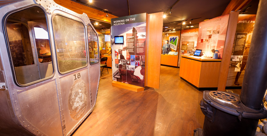 Exhibit at the Whistler Museum